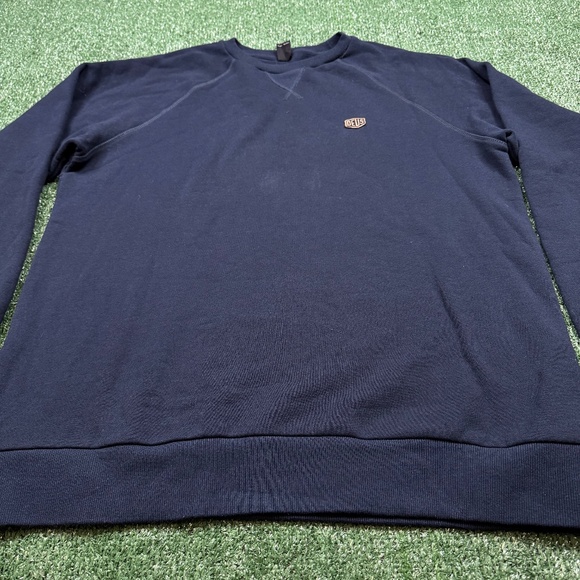 Deus Ex Machina Sweatshirt Men's Size XL Blue Long Sleeve Pullover Motorcycle - Picture 2 of 10